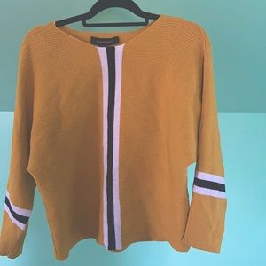 Ashley Stewart Crop Sweater 🟨⬛️⬜️✨